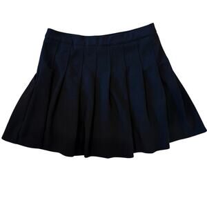 Women’s DJT Skater Flared Skirt Black Elastic Waist Shorts Lining Size Large